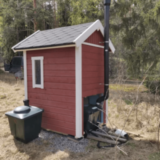 Green Toilet 120 Family Kompostikäymälä ja vaihtosäiliö