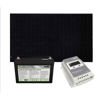 Aurinkoenergiapaketti Litium 100Ah: Ratkaisu mökin aurinkosähkötarpeisiin