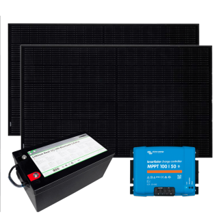 Aurinkoenergiapaketti Litium 300Ah Heat: Kattava ratkaisu mökin aurinkosähkötarpeisiin