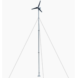 6 metrin masto tuuligeneraattoriin, sisältää kiinnitystarvikkeet.
