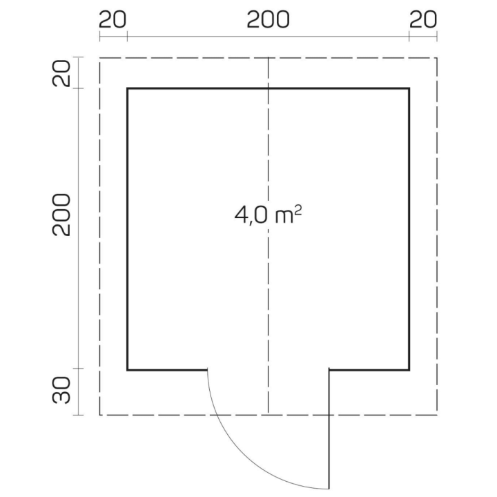 Pihamökki Tiina 4,0 m2