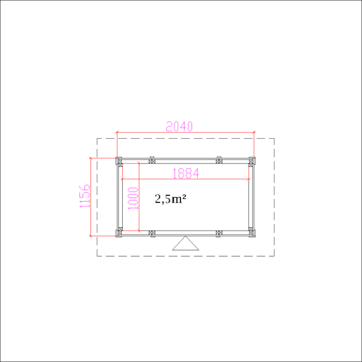 Polttopuuliiteripaketti Pikku. 2,5 m2