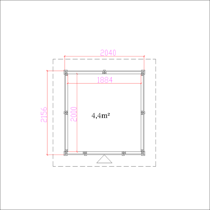 Polttopuuliiteripaketti Perus. 4,4m2