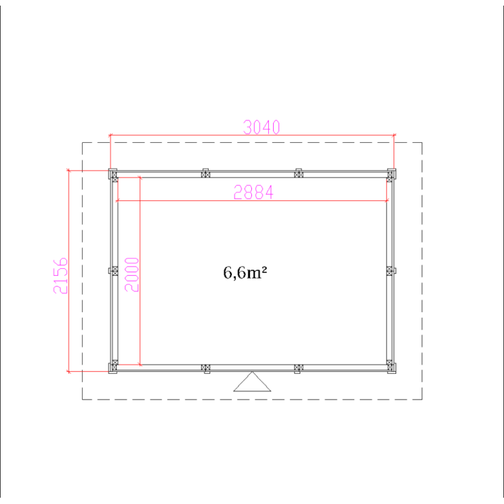 Polttopuuvarastopaketti Keski. 6,6m2