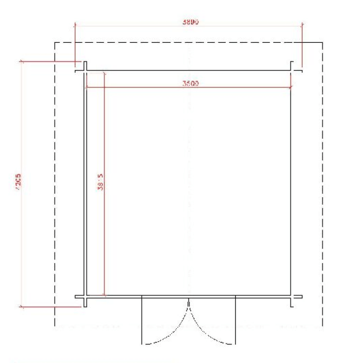 Puuvaja Suoraseinä 10m2