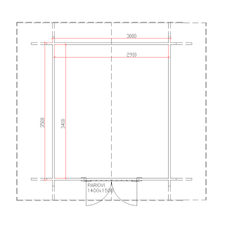 Puuvaja Vinoseinä 10m2